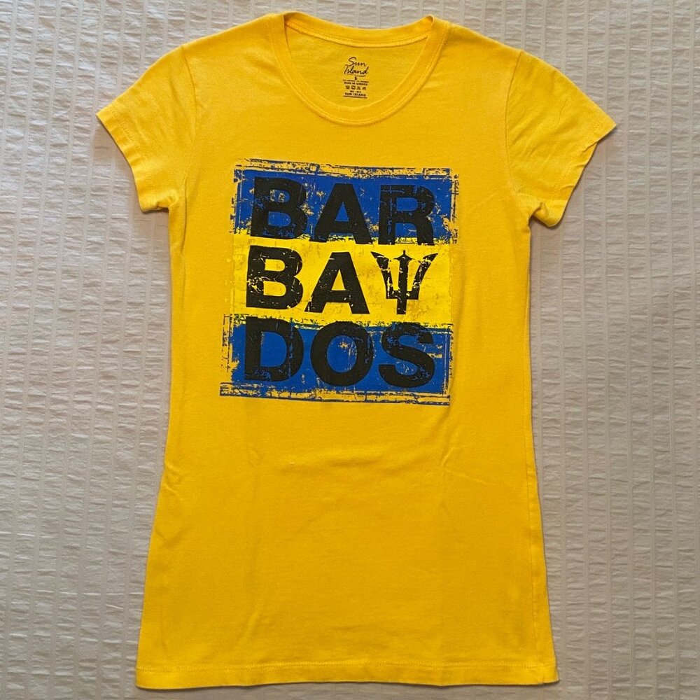 Barbados Yellow T-Shirt - Size: Small